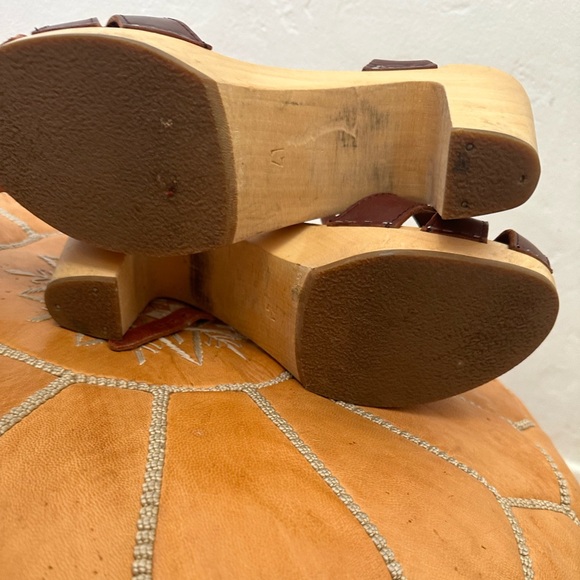 Swedish hasbeens Suzanne peeptoe clog - Picture 5 of 10